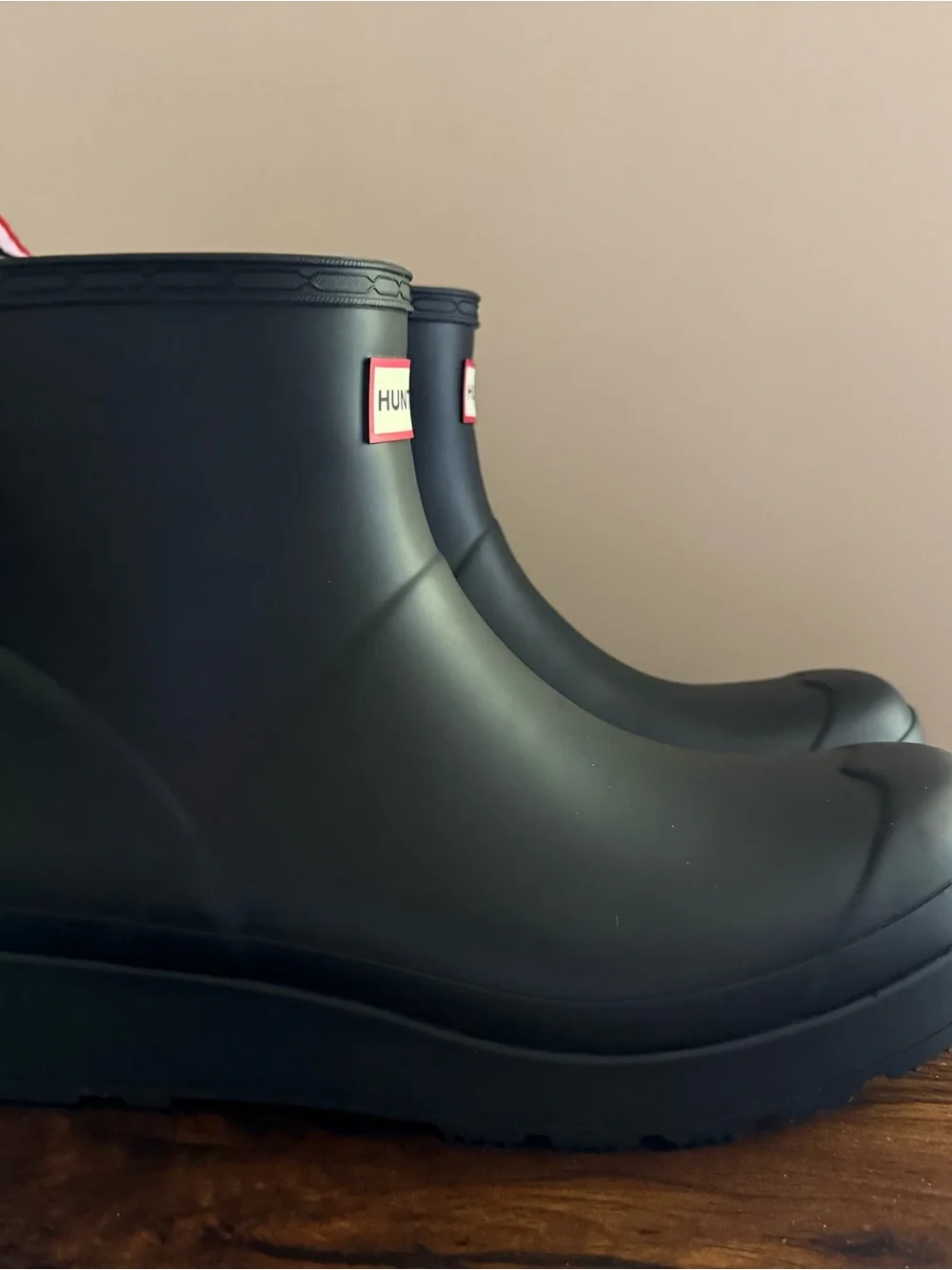 HUNTER Original Play Short Rain Boot - Women's Size 10, Black